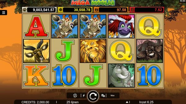 Mega Moolah Screenshot