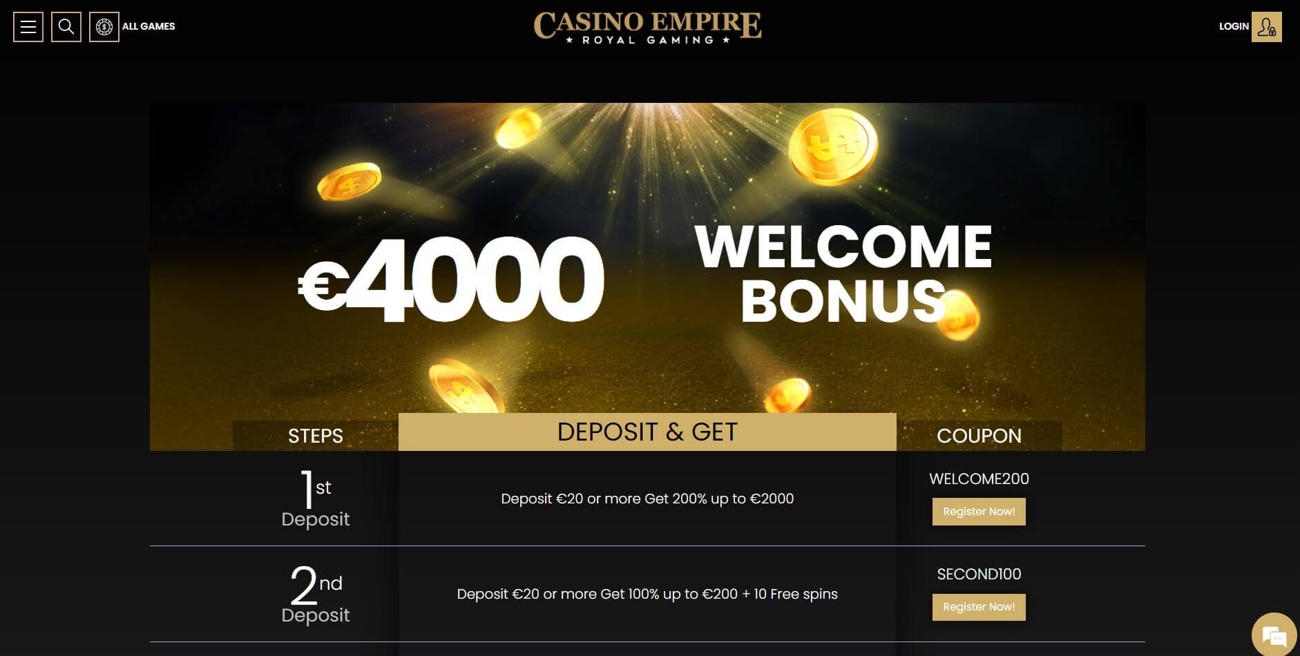 Casino Empire Promotions
